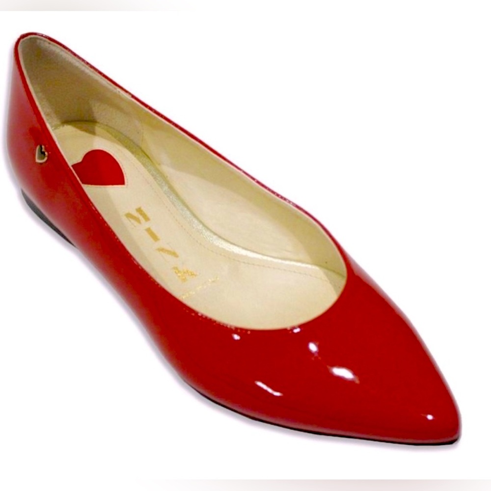 Mink Bunny Red Patent EU 36 1/2